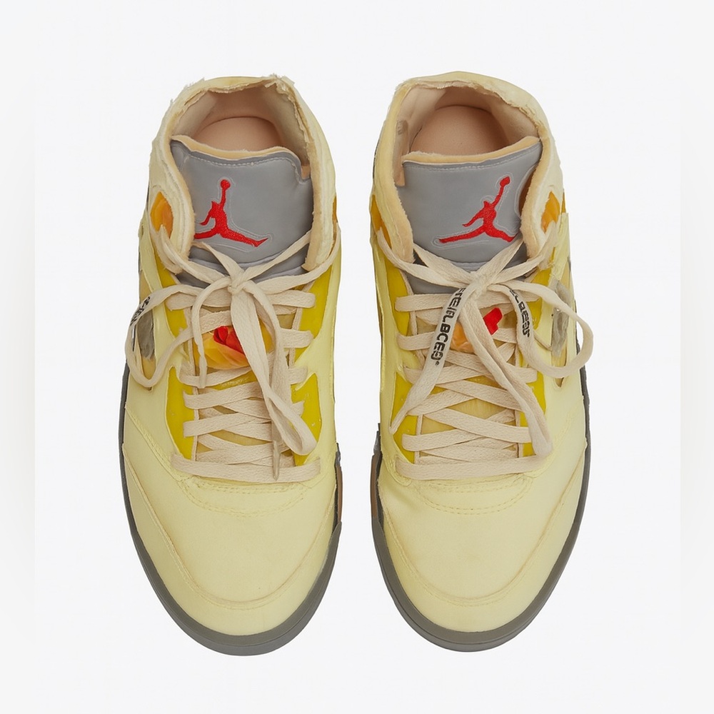 Jordan x Off-White Air Jordan 5 Retro SP "Sail" sneakers - Picture 5 of 12